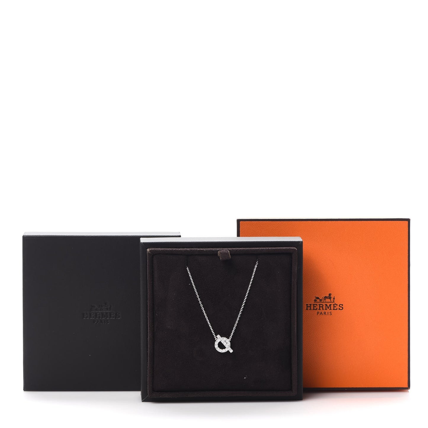 18K White Gold Diamond Finesse Pendant Necklace