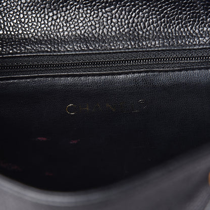 Chanel Caviar CC Backpack Black 6 of 12