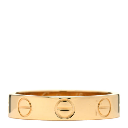 Cartier 18K Yellow Gold 3.5mm LOVE Wedding Band Ring 46 3.75 3 of 5