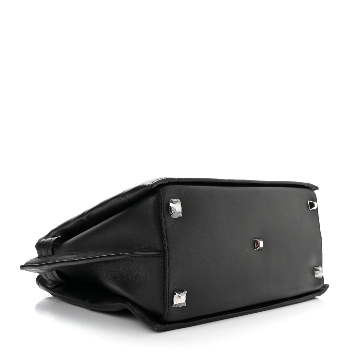Calfskin Embossed Park Avenue Medium Neo Milla Tote Black