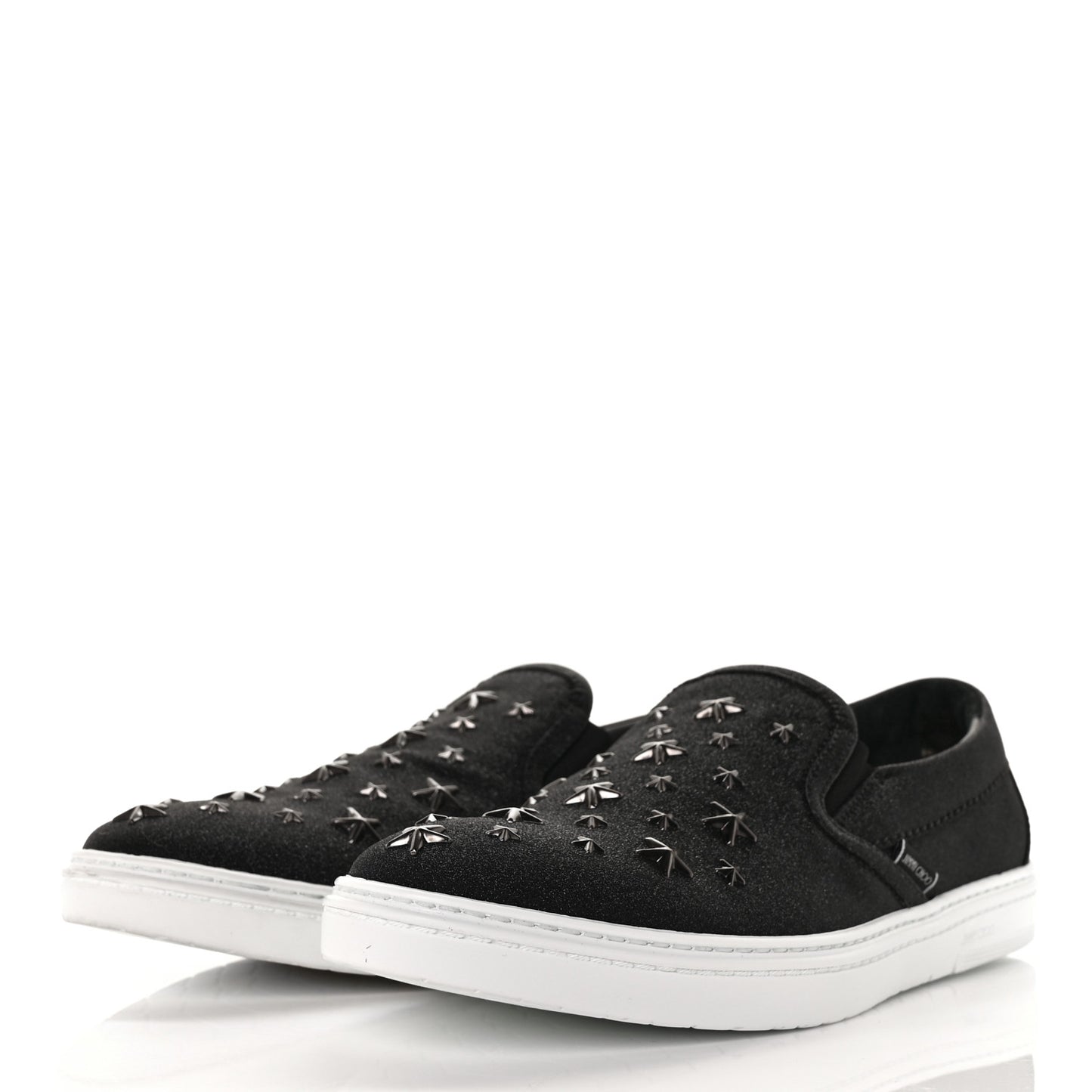 Fine Glitter Suede Mens Grove Sneakers 43 Black