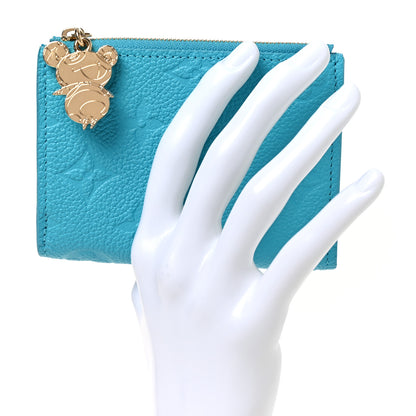 Louis Vuitton X TM Empreinte Monogram Lisa Wallet Kabira Blue 2 of 10