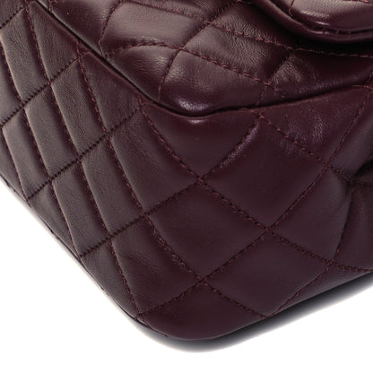 Chanel Lambskin Quilted Mini Pearl Crush Flap Burgundy 8 of 8