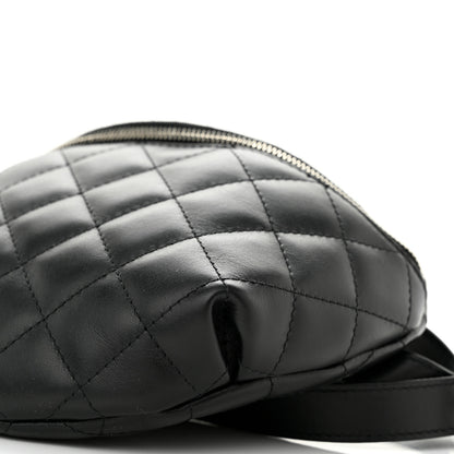 Chanel Calfskin Quilted Waist Belt Bag Black 11 of 11