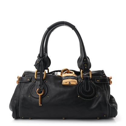 Chloe Calfskin Medium Paddington Satchel Black 1 of 10