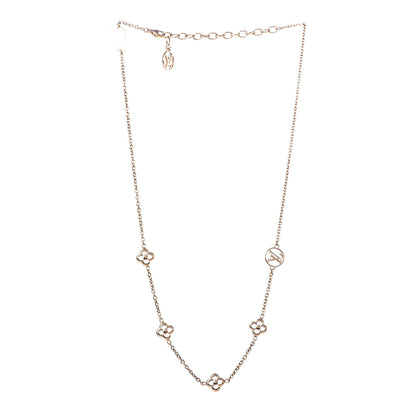 Louis Vuitton Flower Full Necklace Gold 3 of 6