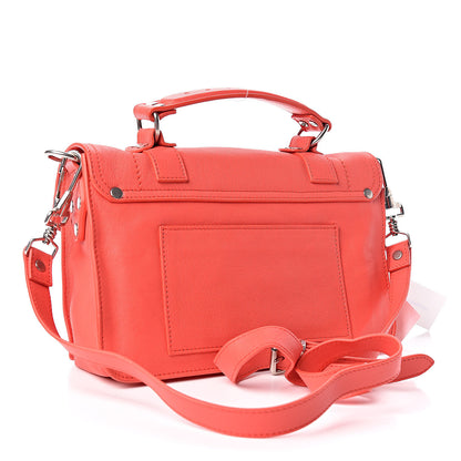 Proenza Schouler Lambskin Tiny PS1 Lux Satchel Geranium 3 of 11