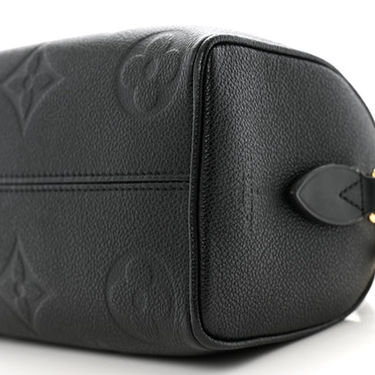 Louis Vuitton Empreinte Monogram Giant Speedy Bandouliere 20 Black 9 of 11