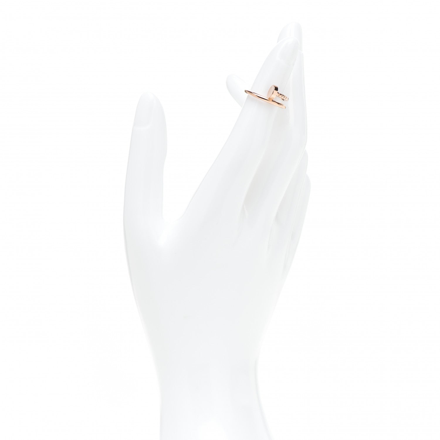Cartier 18K Pink Gold Small Juste Un Clou Ring 46 3.75 2 of 5