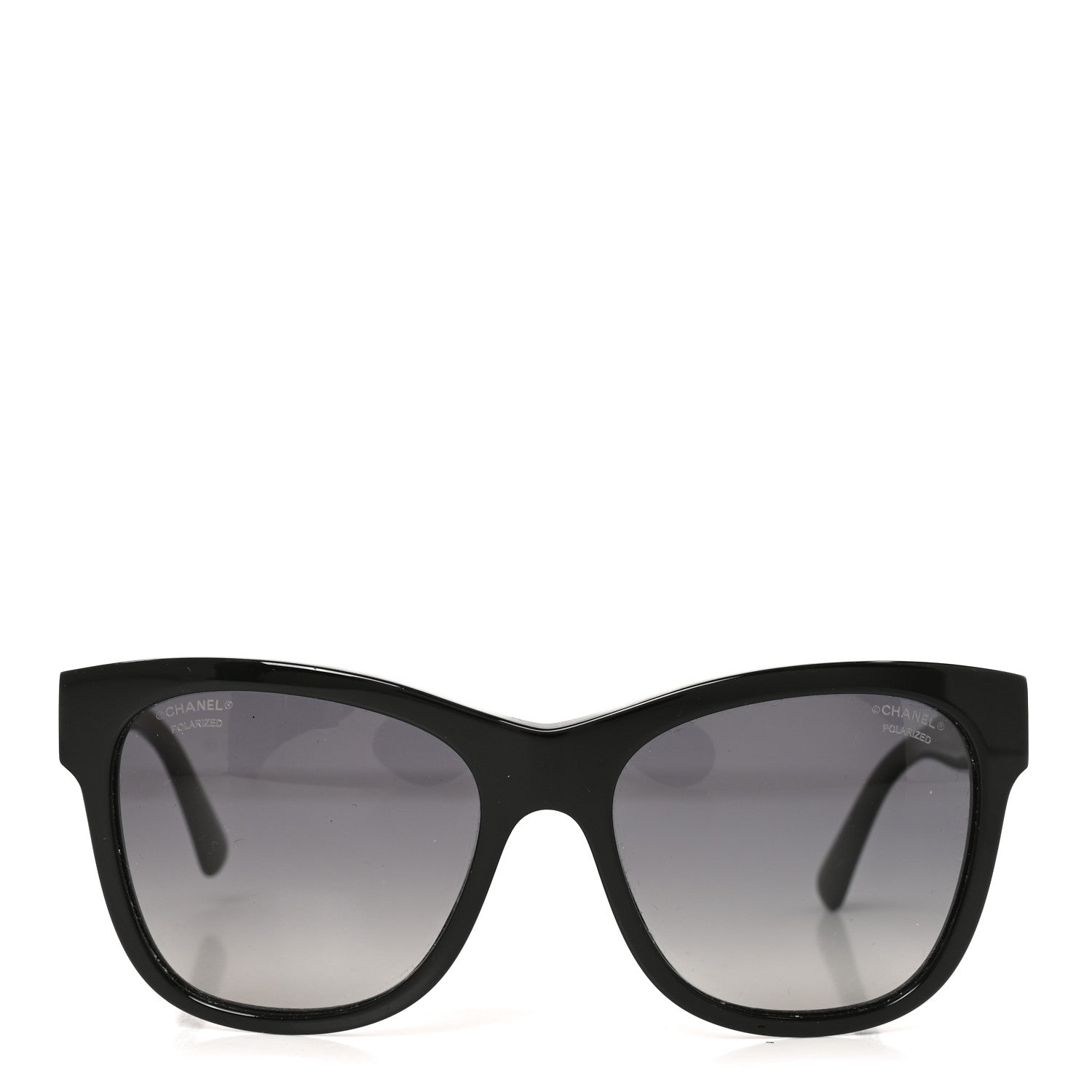 Chanel Acetate Square CC Sunglasses 5380 Black 2 of 6