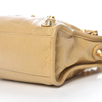 Balenciaga Agneau Giant 12 Gold Hardware Mini City Beige Oryx 8 of 9