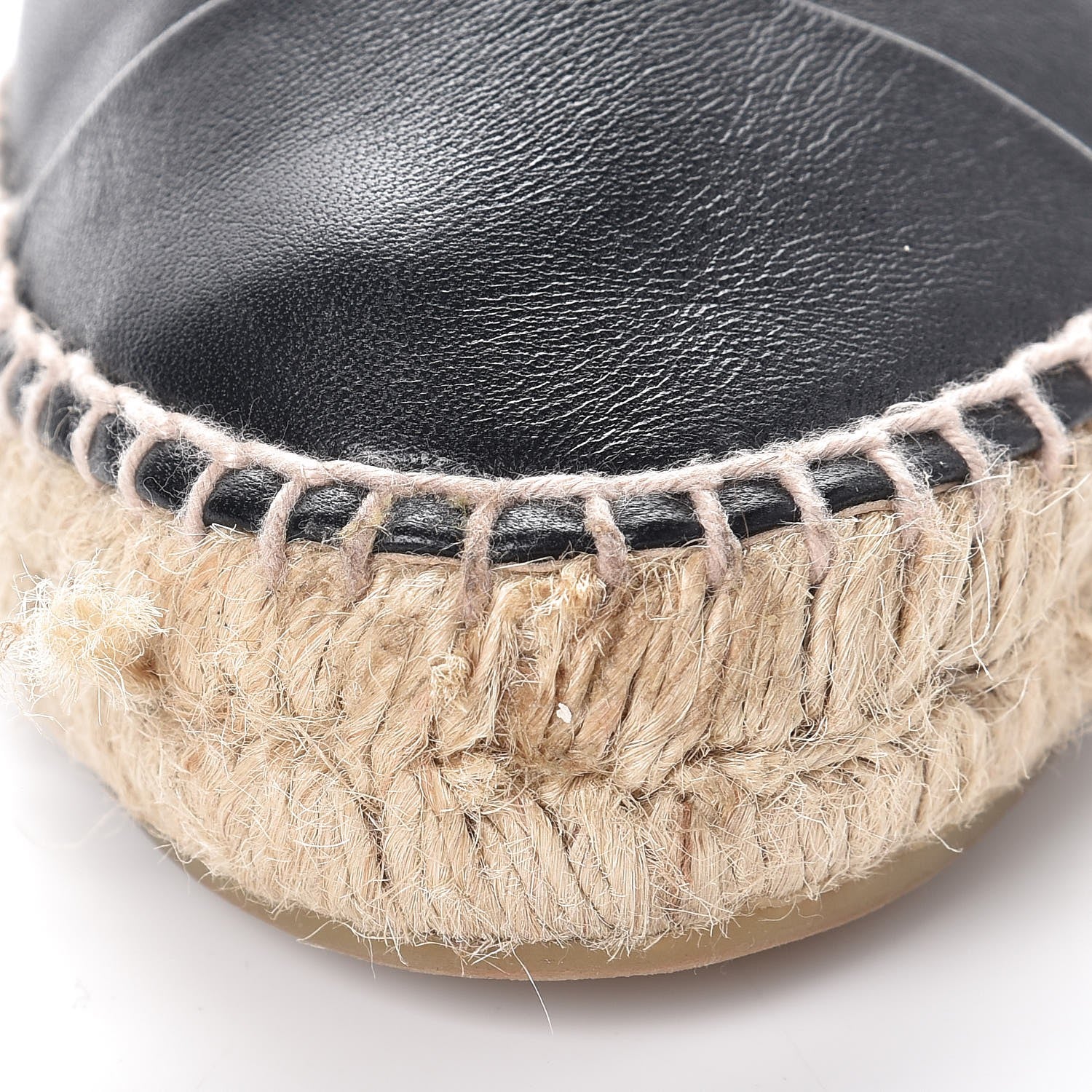 Chanel Lambskin CC Espadrilles 38 Black 15 of 16
