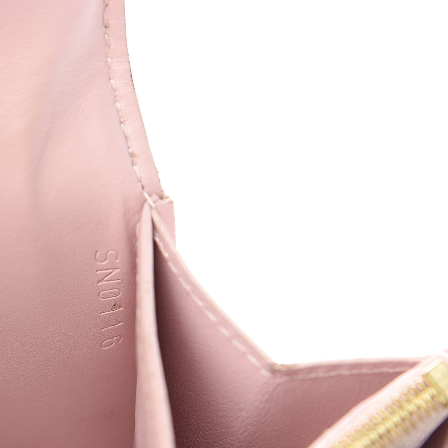 Louis Vuitton Vernis Sarah Compact Wallet Rose Ballerine 7 of 10