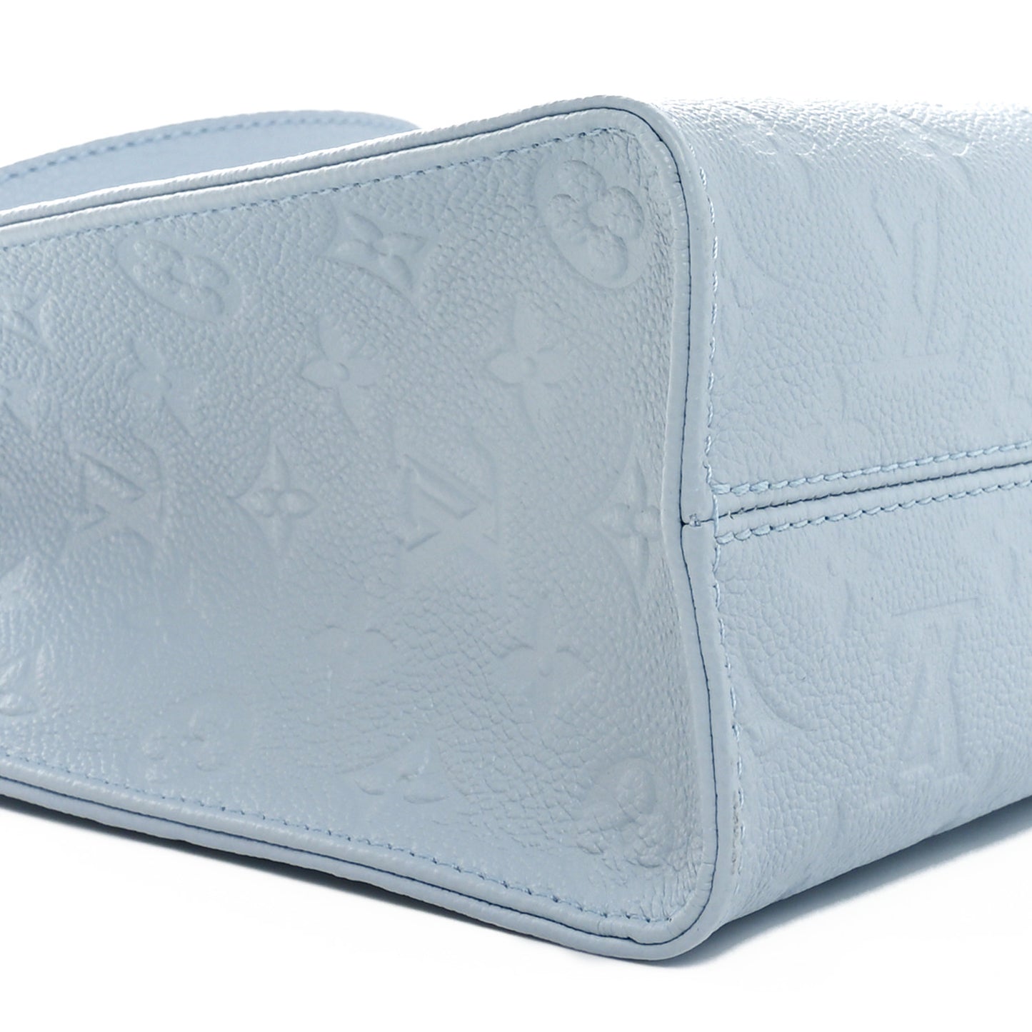LV X TM Empreinte Monogram Superflat Onthego PM Washed Blue
