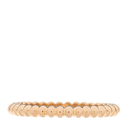 Van Cleef & Arpels 18K Rose Gold Small Perlee Ring 51 5.75 1 of 4