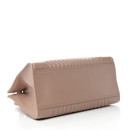 Prada Soft Calfskin Impunture Diagramme Tote Cipria 4 of 9