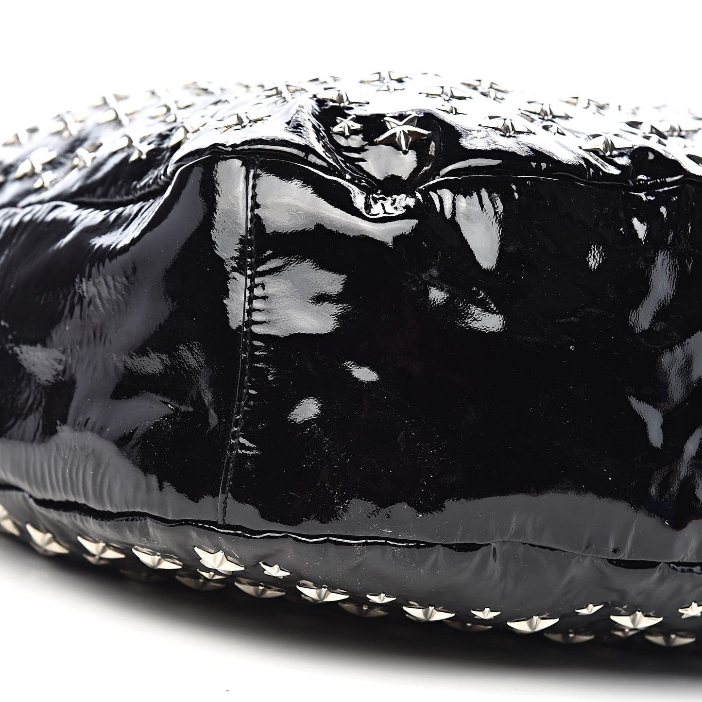 Patent Star Studded Large Sky Hobo Black