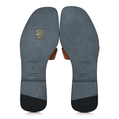 Hermes Epsom Oran Sandals 37 Naturel 5 of 8