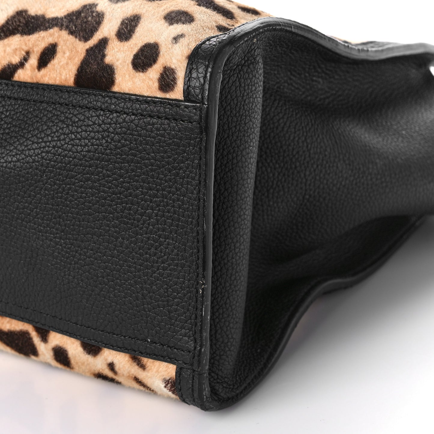 Pony Hair Cheetah Print Medium Jackie Top Handle Bag