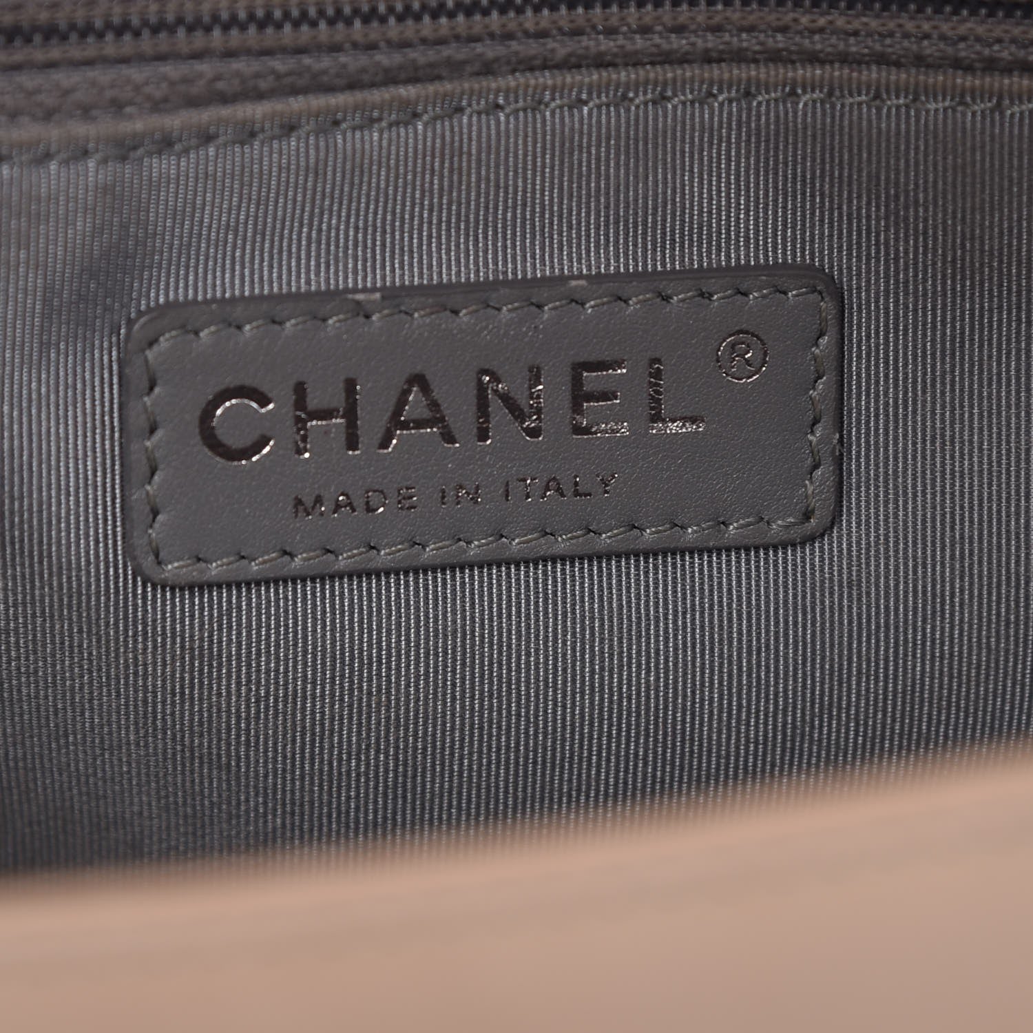 Chanel Calfskin Quilted Double Stitch New Medium Boy Flap Beige 5 of 16