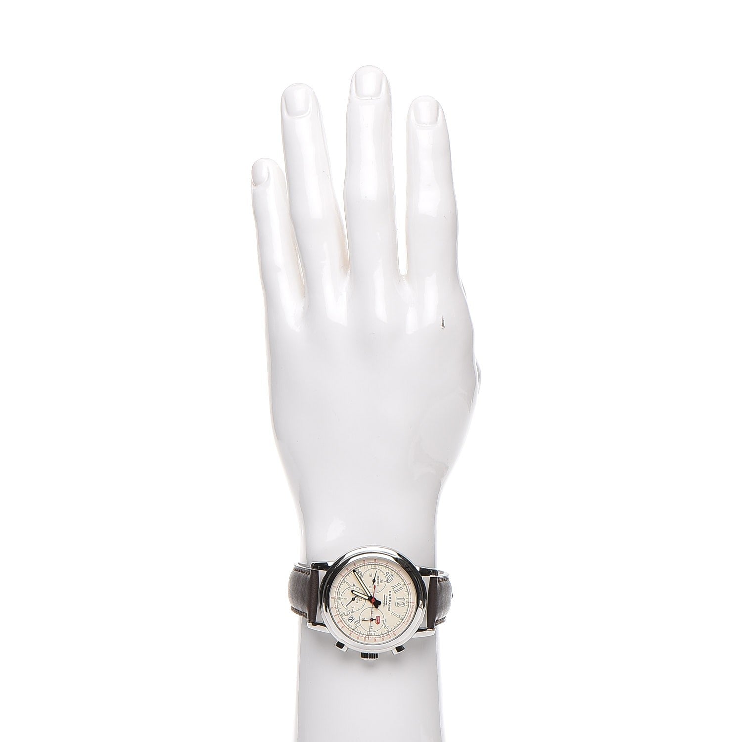 Chopard Stainless Steel Calfskin 42mm 1000 Mille Miglia Chronograph Automatic Watch 2 of 10