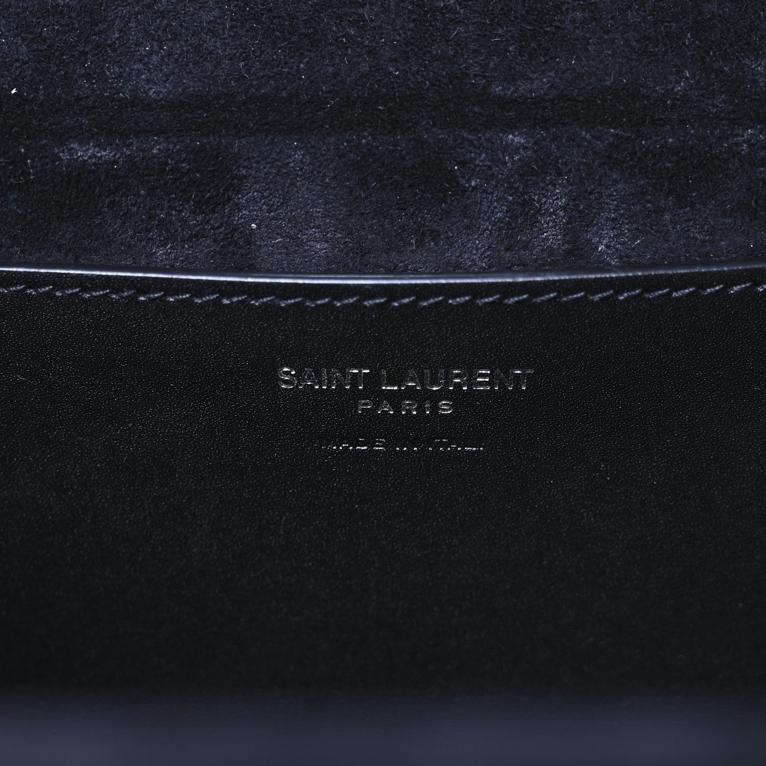Saint Laurent Calfskin Monogram Take Away Box Black 6 of 11