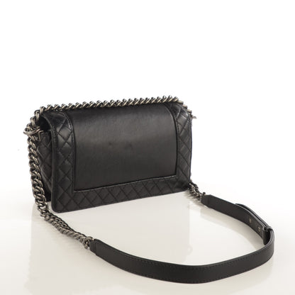 Chanel Calfskin Medium Boy Reverso Flap Blue 2 of 12