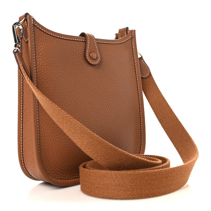 Hermes Taurillon Clemence Evelyne TPM Gold 3 of 11