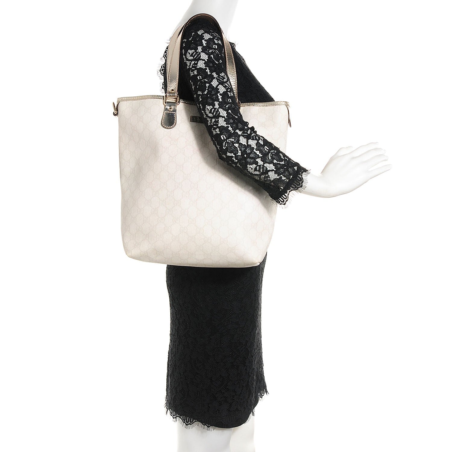Gucci GG Plus Monogram Medium Joy Tote Platinum 2 of 6