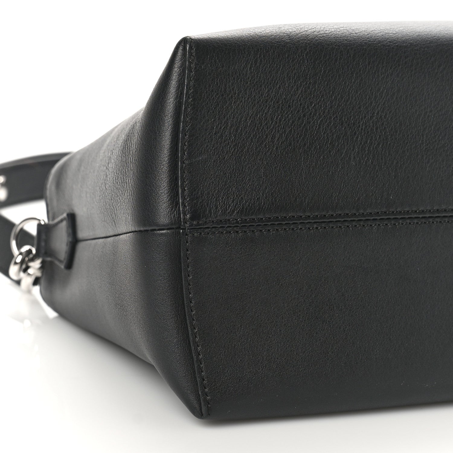 Fendi Vitello Dolce Large By The Way Boston Bag Black 9 of 10