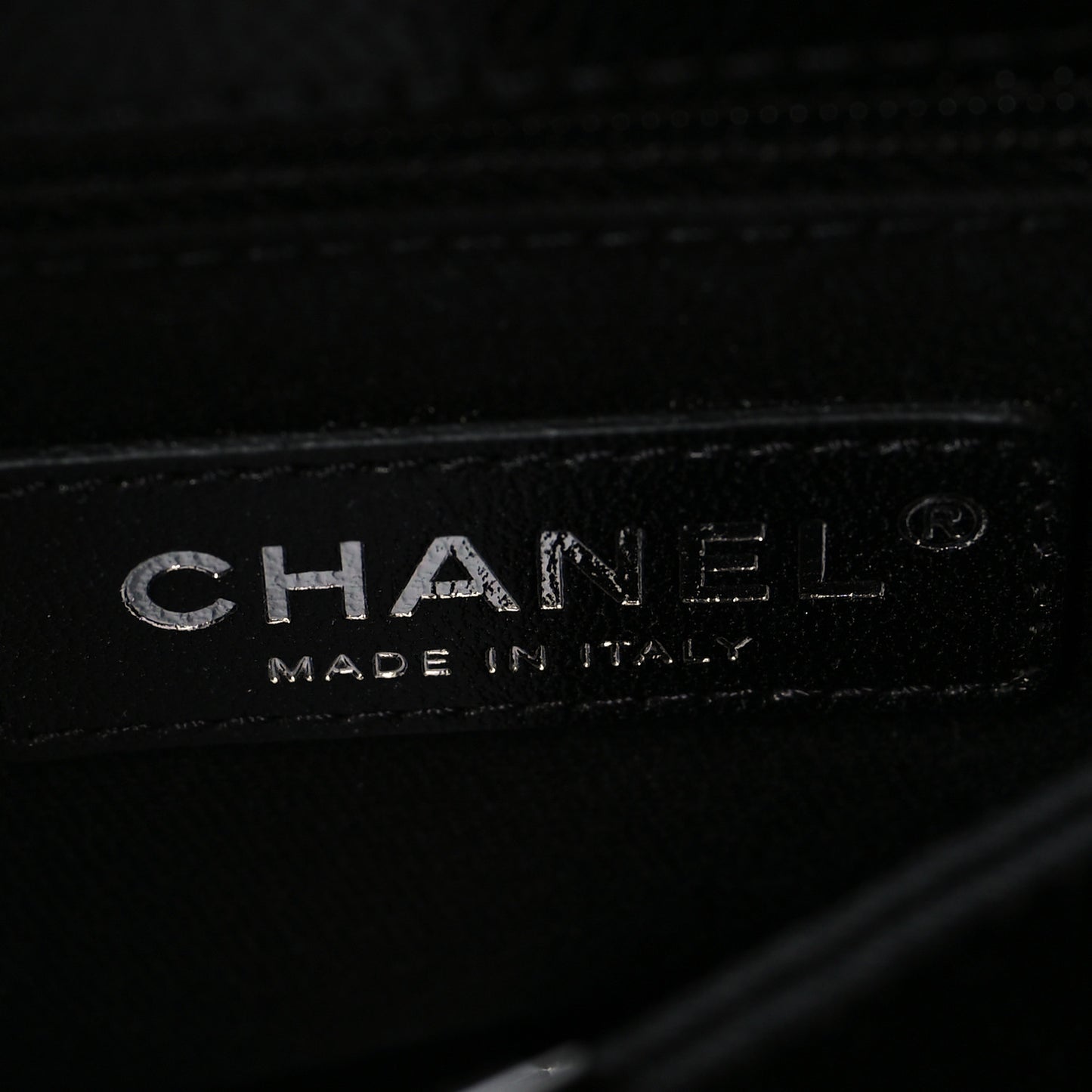 Caviar Quilted Mini Coco Handle Flap So Black