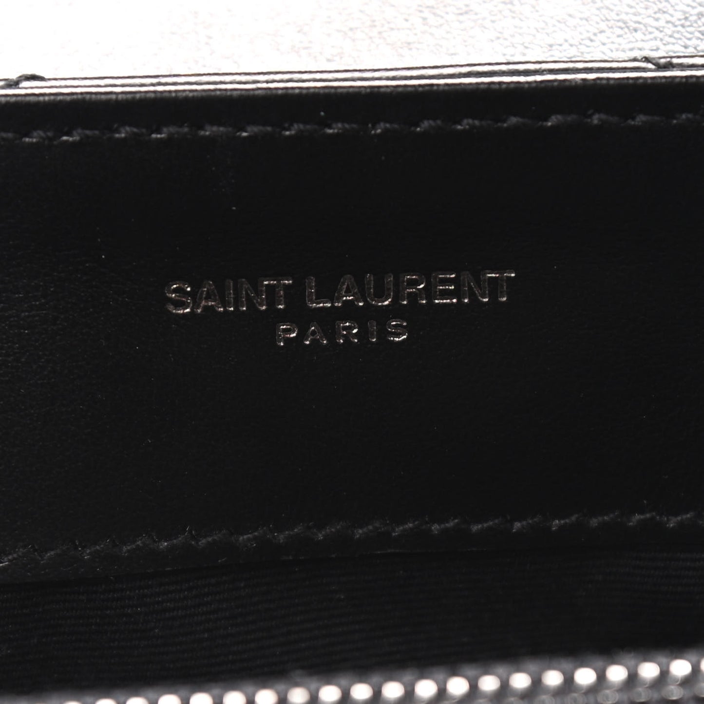 Calfskin Y Quilted Monogram Small Loulou Chain Satchel Black