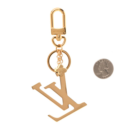 Louis Vuitton Metal Taurillon LV Capucines Bag Charm Key Holder Black 2 of 5
