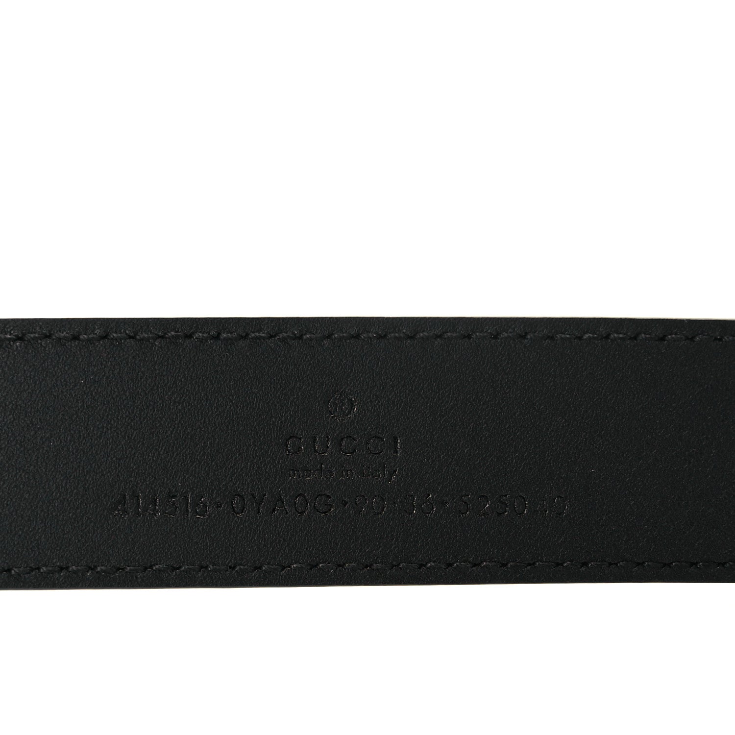 Gucci Plutone Calfskin Double G 30mm Belt 90 36 Black 3 of 5