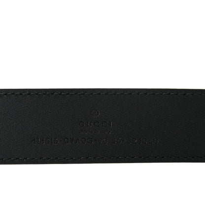 Gucci Plutone Calfskin Double G 30mm Belt 90 36 Black 3 of 5