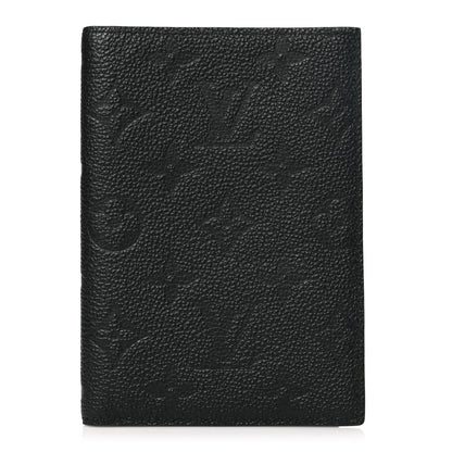 Louis Vuitton Empreinte Monogram Passport Cover Black 1 of 7