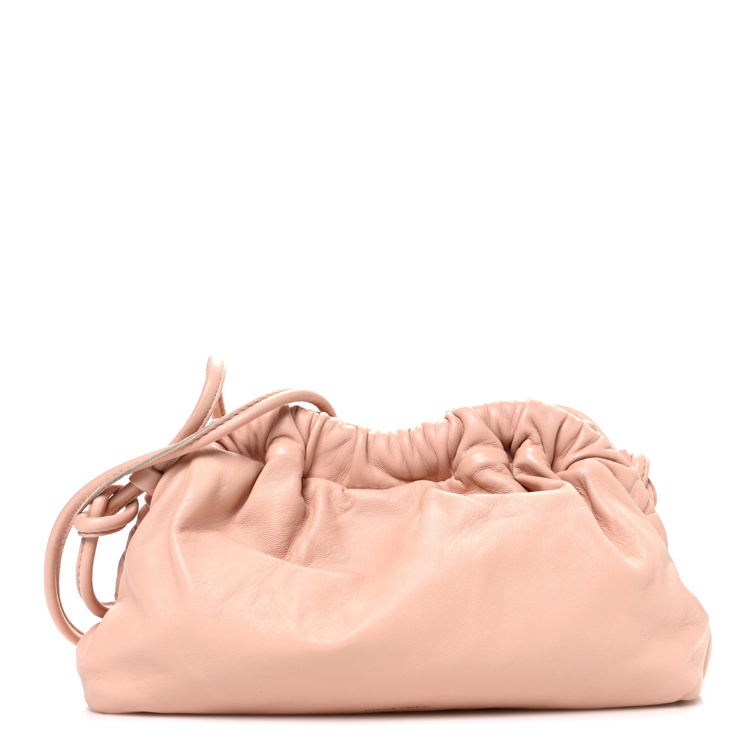 Mansur Gavriel Lambskin Mini Cloud Clutch  Dahlia 1 of 9