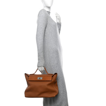 Hermes Togo Matte Alligator Swift Touch 35 24/24 Gold 2 of 10