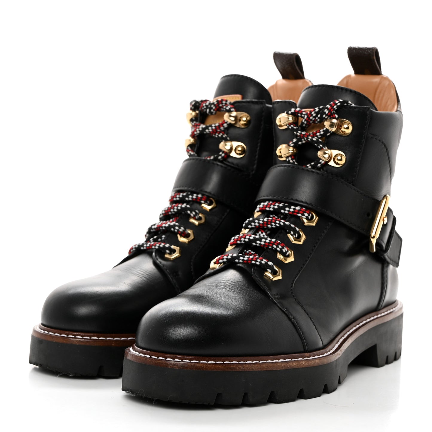 Calfskin Territory Ranger Combat Boots 36.5 Black
