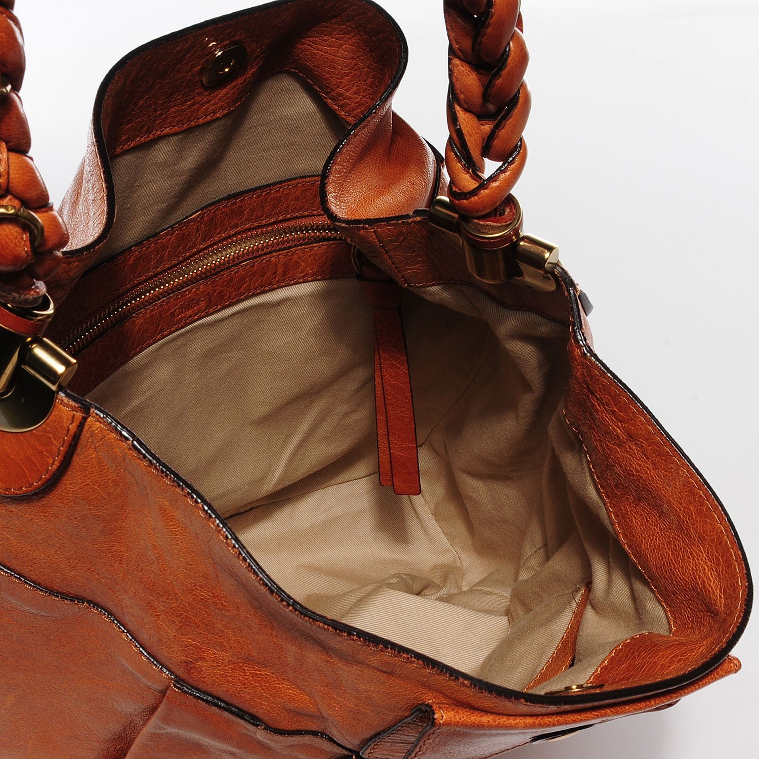 Chloe Lambskin Heloise Hobo Nutmeg 5 of 7