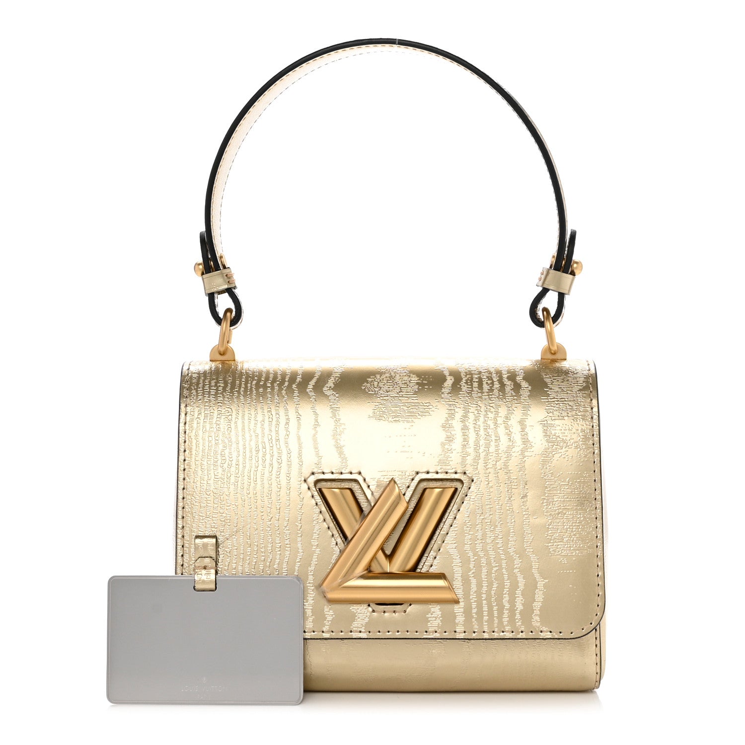 Louis Vuitton Calfskin Gravity Twist Shoulder Bag PM Gold 1 of 13
