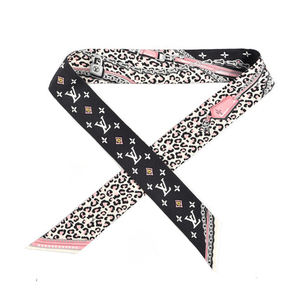 Louis Vuitton Silk Monogram Wild At Heart BB Bandeau Black 1 of 3