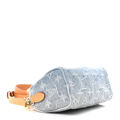 Louis Vuitton Monogram Denim Nano Speedy Sky Blue 4 of 10
