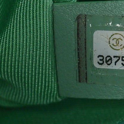 Chanel Sequin Quilted Medium Chanel 19 Flap Light Green 7 of 10