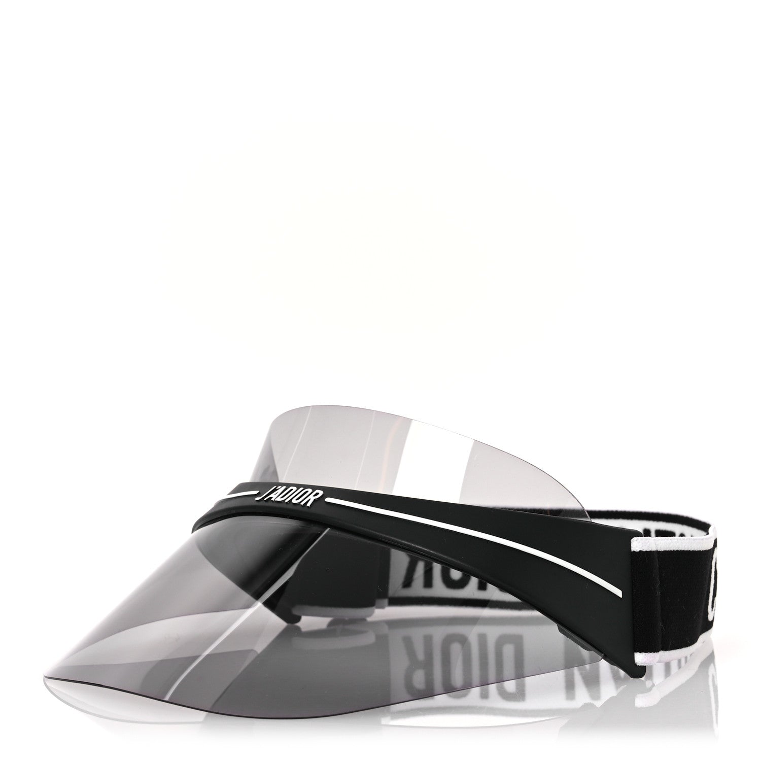 Christian Dior Mirrored DiorClub1 Sun Visor Black 1 of 10