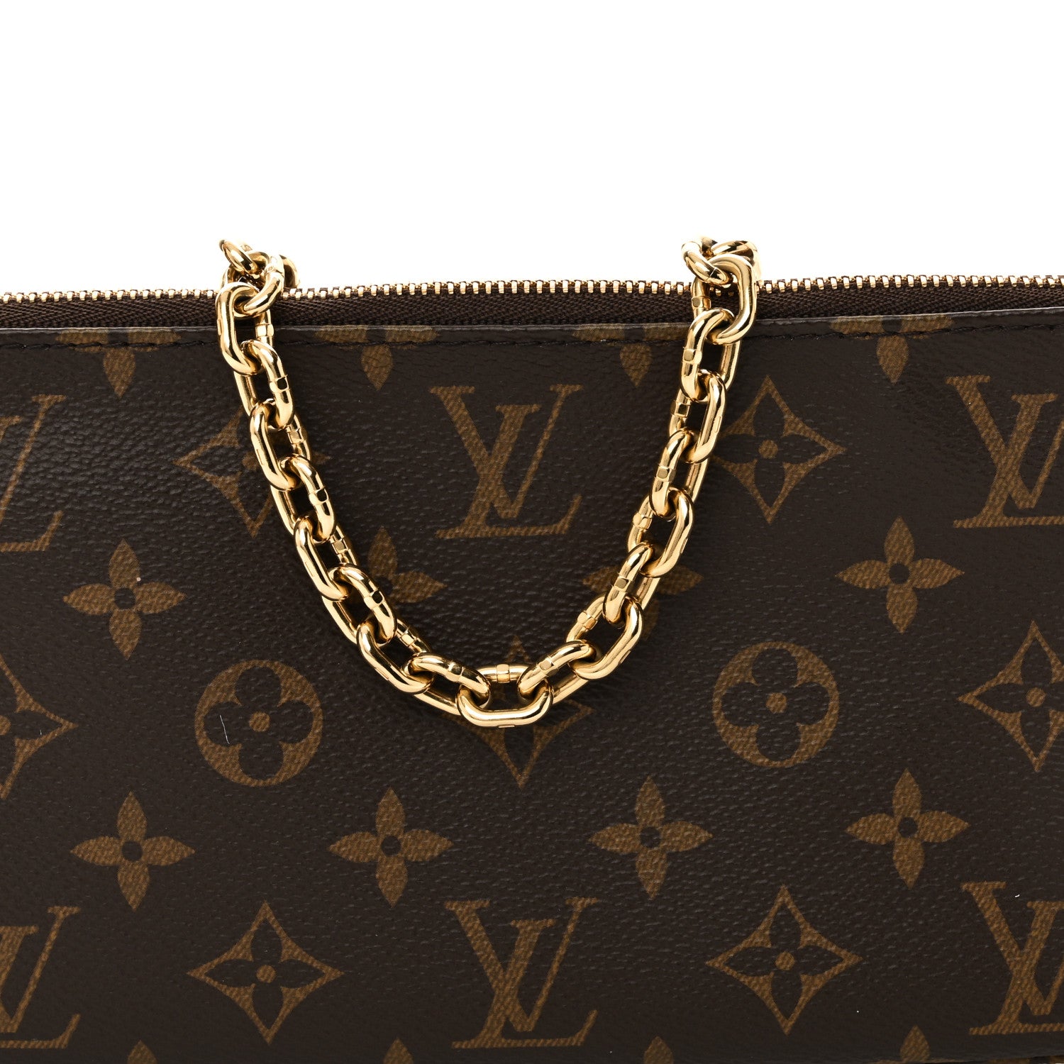 Louis Vuitton Monogram Chain Pochette Accessories 7 of 10