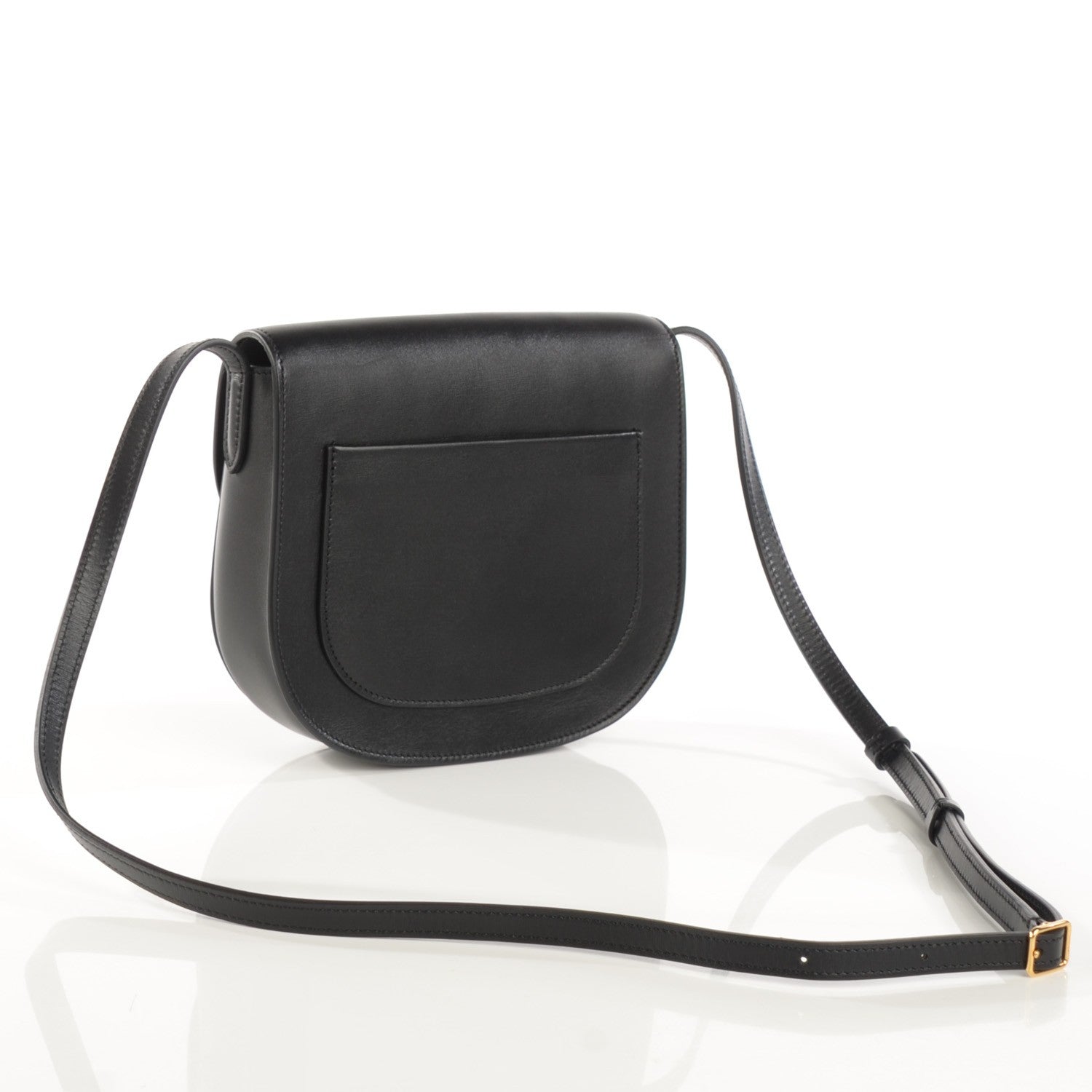 Celine Palmelato Calfskin Small Trotteur Black 3 of 8