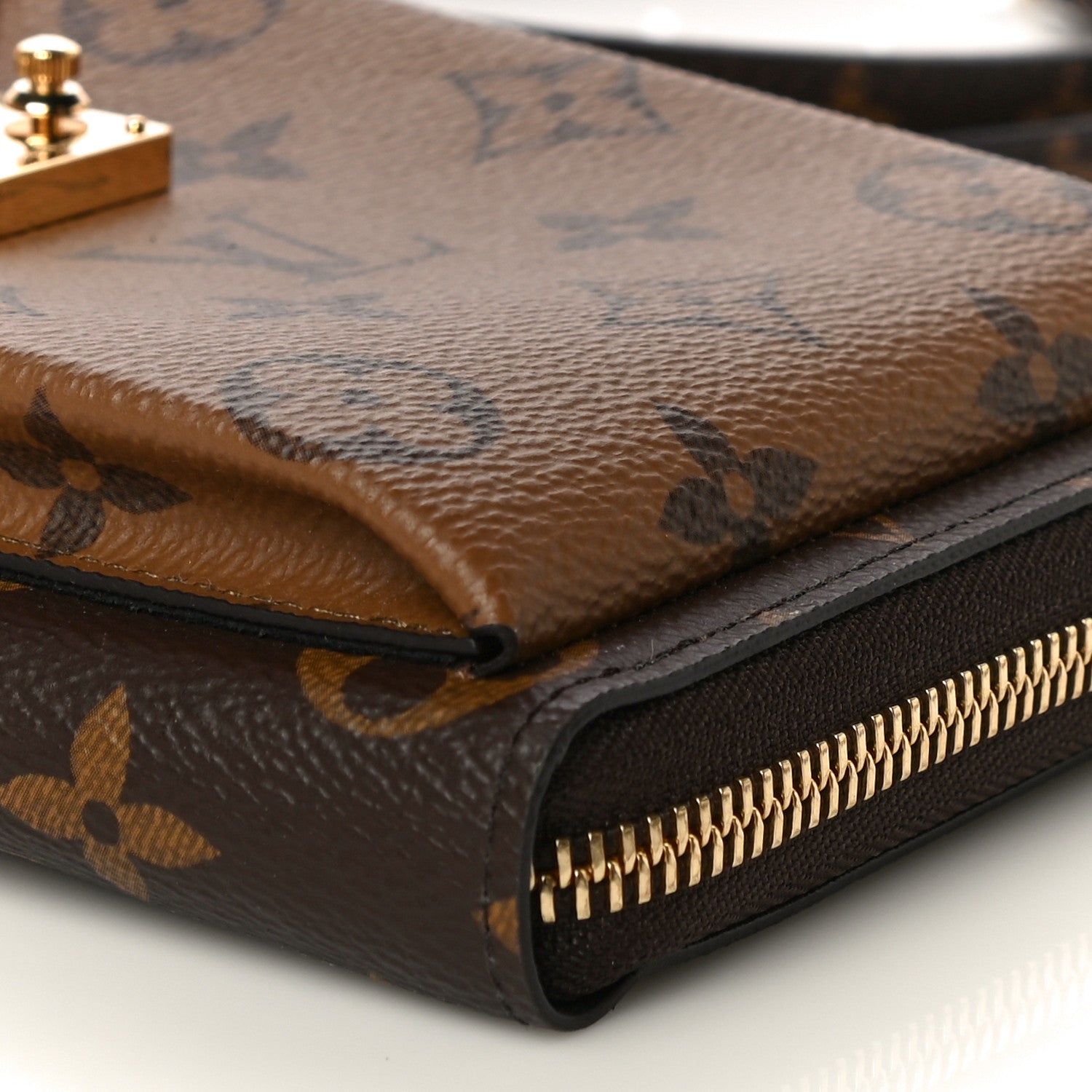 Louis Vuitton Reverse Monogram Metis Vertical Zippy Wallet 9 of 10