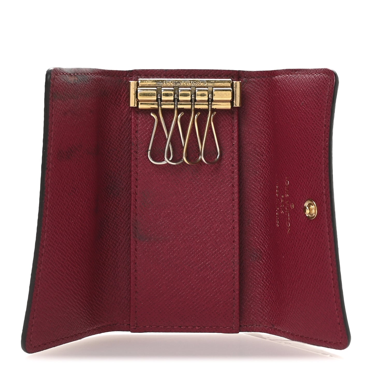 Monogram 4 Key Multicles Holder Fuchsia