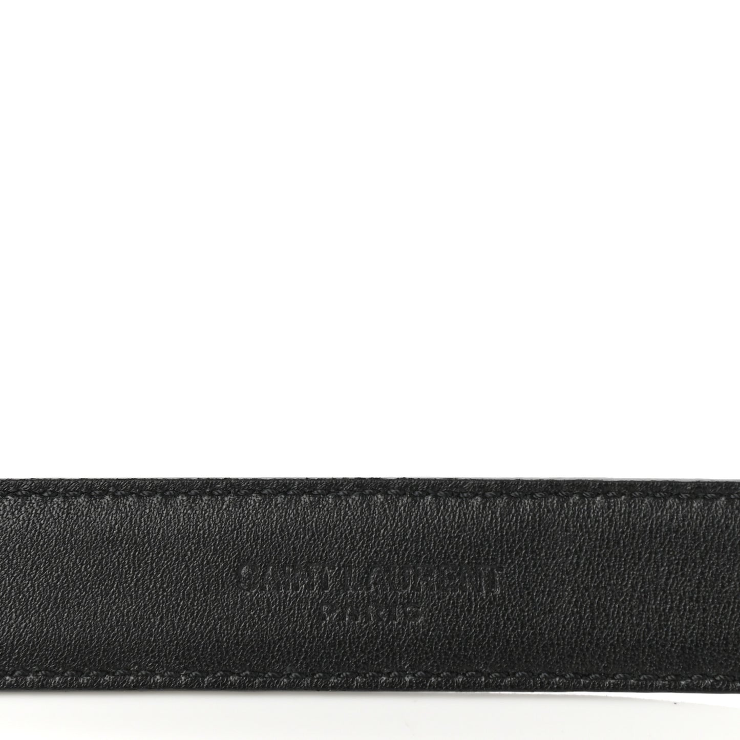 Smooth Calfskin Monogram Square Buckle Belt 75 30 Black